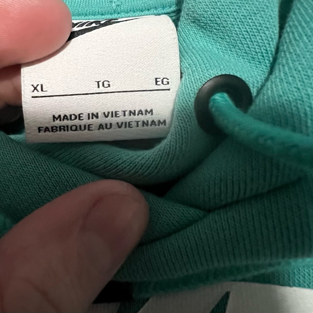 Nike Teal Crewneck Sweatshirt with White Logo - Picture 3 of 4